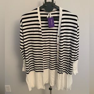 Super Soft Black & White Cardigan